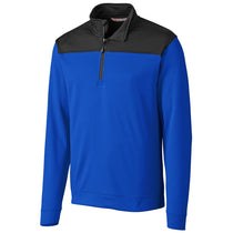 Cutter & Buck Men's Tour Blue/Black Skyridge Half Zip