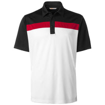 Cutter & Buck Men's Black/White Chambers Polo