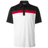 Cutter & Buck Men's Black/White Chambers Polo