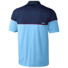 Cutter & Buck Men's Atlas/Navy Harrington Polo