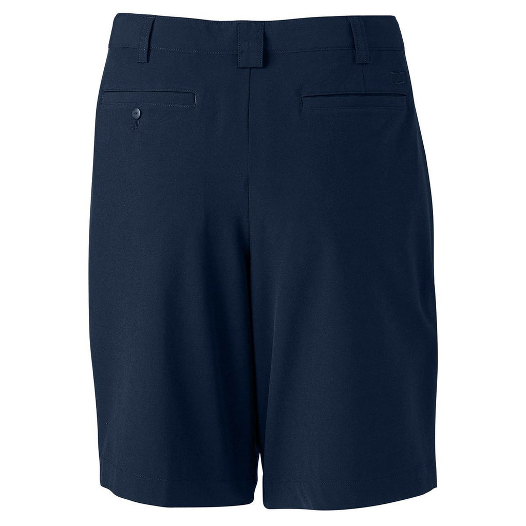 Cutter & Buck Men's Navy Blue Tall DryTec Bainbridge FF Short