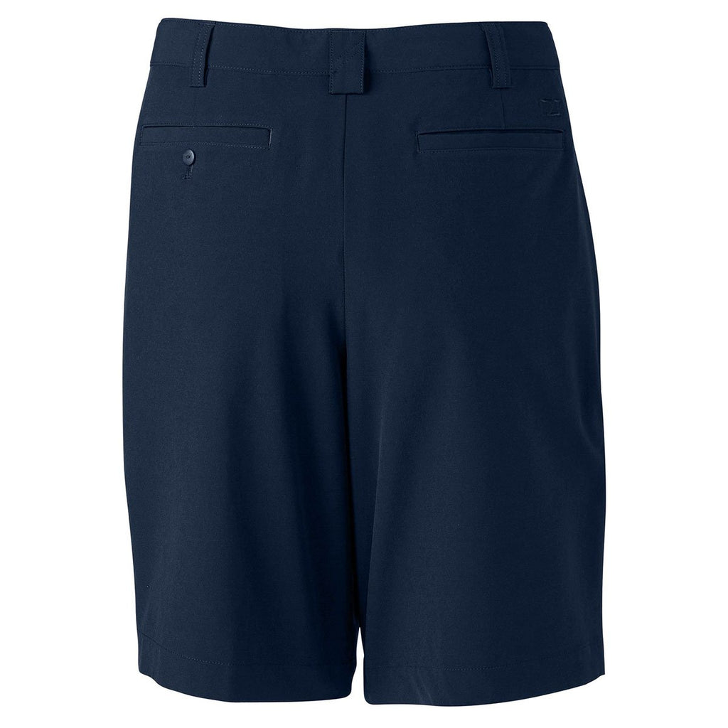 Cutter & Buck Men's Navy Blue DryTec Bainbridge FF Short