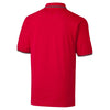 Cutter & Buck Men's Red DryTec Short Sleeve Advantage Tipped Polo