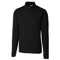 Cutter & Buck Men's Black DryTec Long Sleeve Advantage Half-Zip