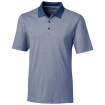Cutter & Buck Men's Indigo Forge Polo Tonal Stripe