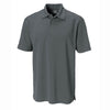 Cutter & Buck Men's Onyx Grey DryTec S/S Genre Polo