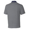 Cutter & Buck Men's Onyx/White DryTec Trevor Stripe Polo