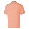 Cutter & Buck Men's Orange Burst/White DryTec Trevor Stripe Polo
