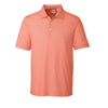 Cutter & Buck Men's Orange Burst/White DryTec Blaine Oxford Polo