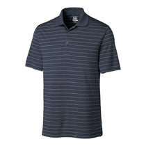 Cutter & Buck Men's Onyx/White DryTec Franklin Stripe Polo
