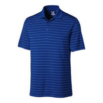 Cutter & Buck Men's Tour Blue/White DryTec Franklin Stripe Polo