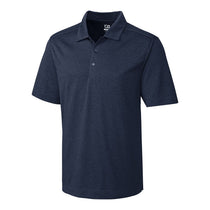 Cutter & Buck Men's Navy Blue Heather DryTec Chelan Polo