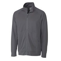 Cutter & Buck Men's Elemental Grey Peak Full Zip