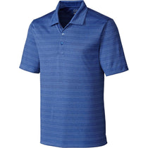 Cutter & Buck Men's Blue Heather Interbay Melange Stripe Polo