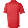 Cutter & Buck Men's Cardinal Heather Interbay Melange Stripe Polo