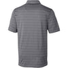 Cutter & Buck Men's Charcoal Heather Interbay Melange Stripe Polo
