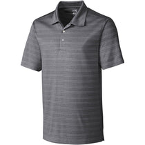 Cutter & Buck Men's Charcoal Heather Interbay Melange Stripe Polo