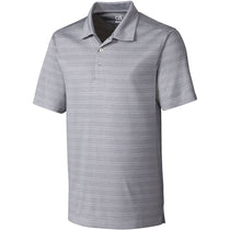 Cutter & Buck Men's Grey Heather Interbay Melange Stripe Polo