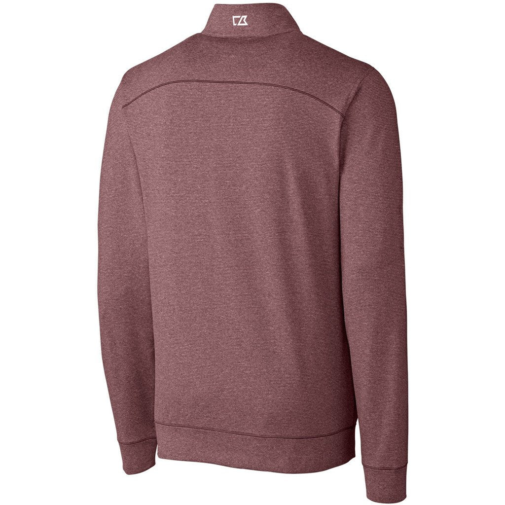Cutter & Buck Men's Bordeaux Shoreline Half Zip