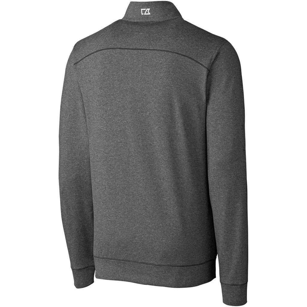 Cutter & Buck Men's Charcoal Shoreline Half Zip