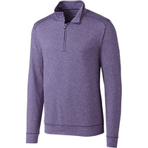 Cutter & Buck Men's Purple Shoreline Half Zip