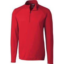 Cutter & Buck Men's Red Williams Half Zip