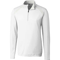 Cutter & Buck Men's White Williams Half Zip