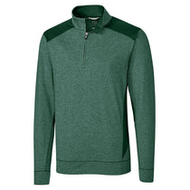 Cutter & Buck Men's Hunter Heather Shoreline Colorblock Half-Zip