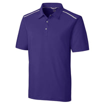 Cutter & Buck Men's College Purple DryTec Fusion Polo