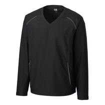 Cutter & Buck Men's Black WeatherTec Beacon V-Neck Jacket