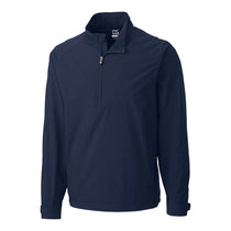 Cutter & Buck Men's Navy Blue WeatherTec Summit Half Zip