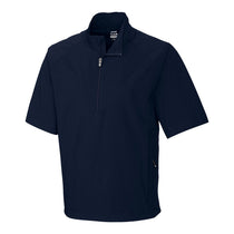 Cutter & Buck Men's Navy Blue WeatherTec S/S Summit Half Zip