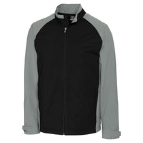 Cutter & Buck Men's Black/Gravel WeatherTec Long Sleeve Summit Full Zip
