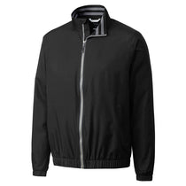 Cutter & Buck Men's Black DryTec Nine Iron Full-Zip Jacket