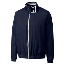 Cutter & Buck Men's Liberty Navy DryTec Nine Iron Full-Zip Jacket