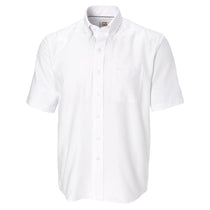 Cutter & Buck Men's White Short Sleeve Epic Easy Care Nailshead