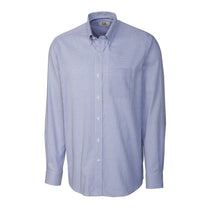 Cutter & Buck Men's French Blue L/S Epic Easy Care Tattersall Dress Shirt