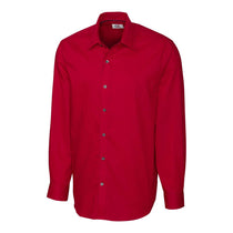 Cutter & Buck Men's Cardinal Red L/S Epic Easy Care Broken Twill