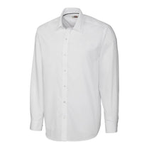 Cutter & Buck Men's White L/S Epic Easy Care Broken Twill