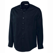 Cutter & Buck Men's Navy Easy Care Twill Dress Shirt