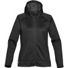 Stormtech Women's Black/Granite Tactix Bonded Fleece Hoody