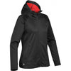 Stormtech Women's Black/Red Tactix Bonded Fleece Hoody