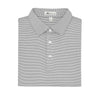 Peter Millar Men's Iron Jubilee Stripe Stretch Jersey Polo with Self Sean Collar