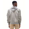 Alpha Industries Men's Vintage White L-2B Hooded Battlewash Flight Jacket