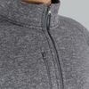 Zusa Men's Grey Heather Midtown Fleece Full Zip