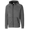 Clique Men's Charcoal Lund Fleece Zip Hoodie