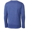 Clique Men's Blue Heather Charge Active Tee Long Sleeve