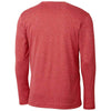 Clique Men's Cardinal Red Heather Charge Active Tee Long Sleeve