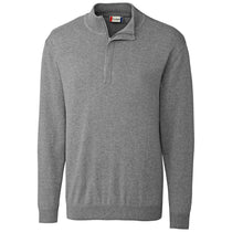 Clique Men's Charcoal Melange Imatra Half Zip Sweater