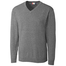 Clique Men's Charcoal Melange Imatra V-neck Sweater